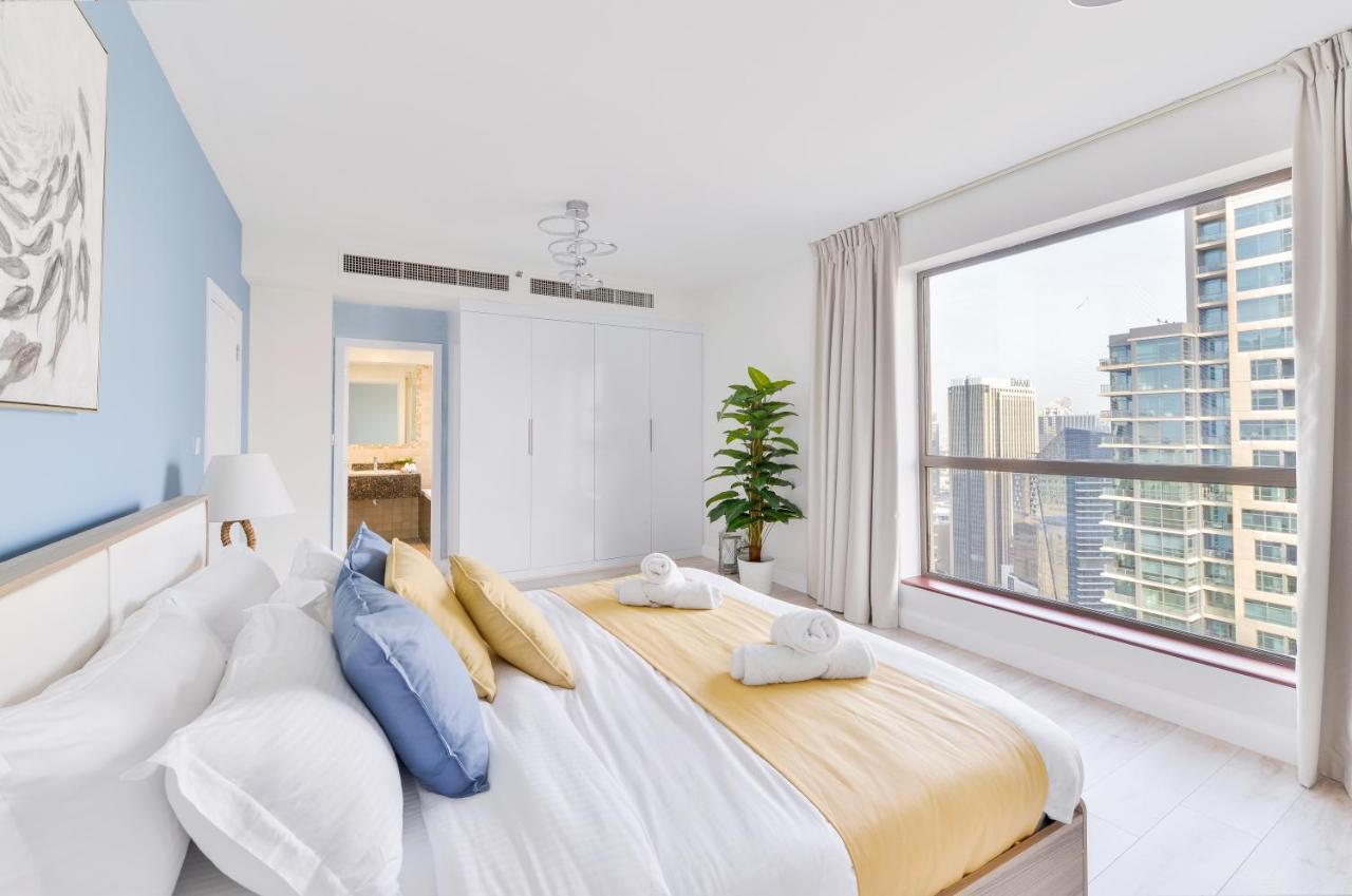 Luxury Jbr - Sea View - 5* Beach Resorts Access! Dubaj Kültér fotó