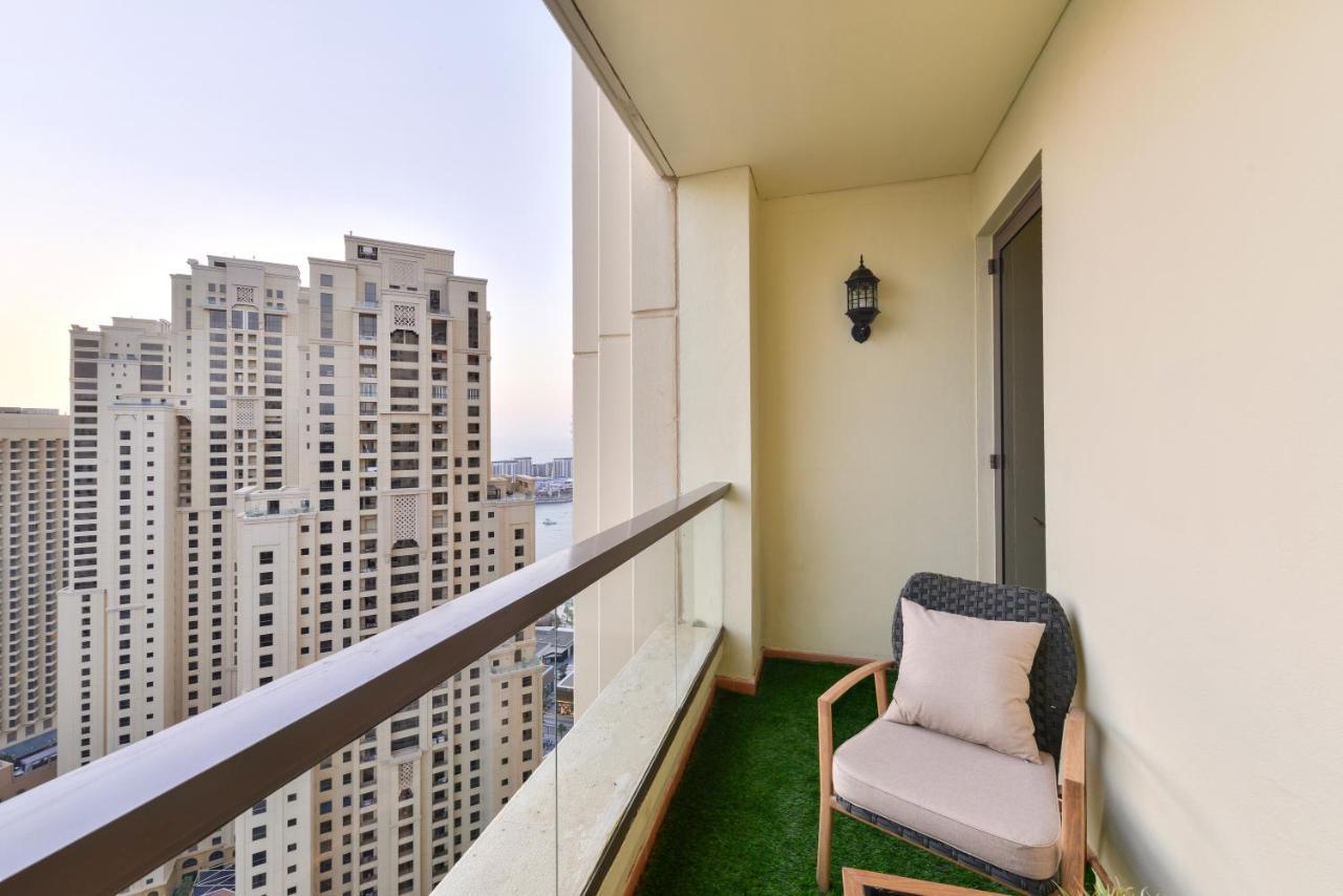 Luxury Jbr - Sea View - 5* Beach Resorts Access! Dubaj Kültér fotó